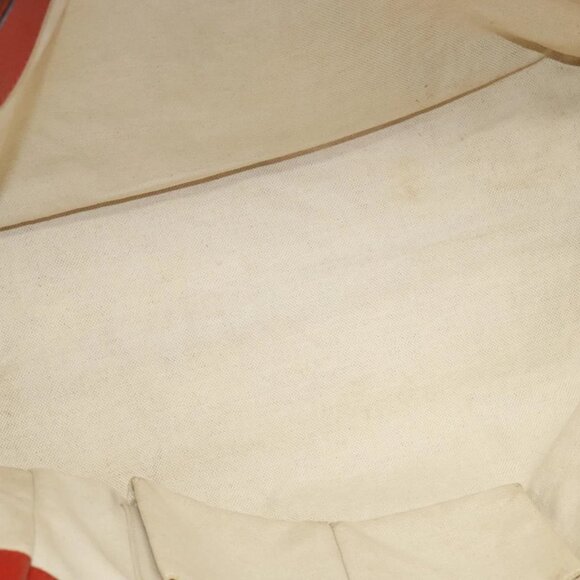 GUCCI Tote Bag Leather Red Gold 354397. Auth bs28080 - Picture 11 of 15